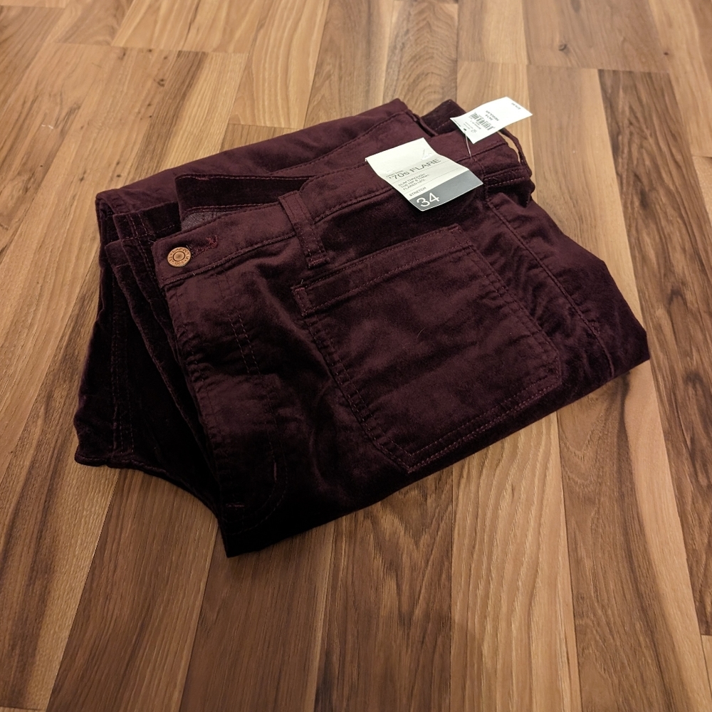 Gap Velvet High Waisted Flare Pants NWoT size 18
